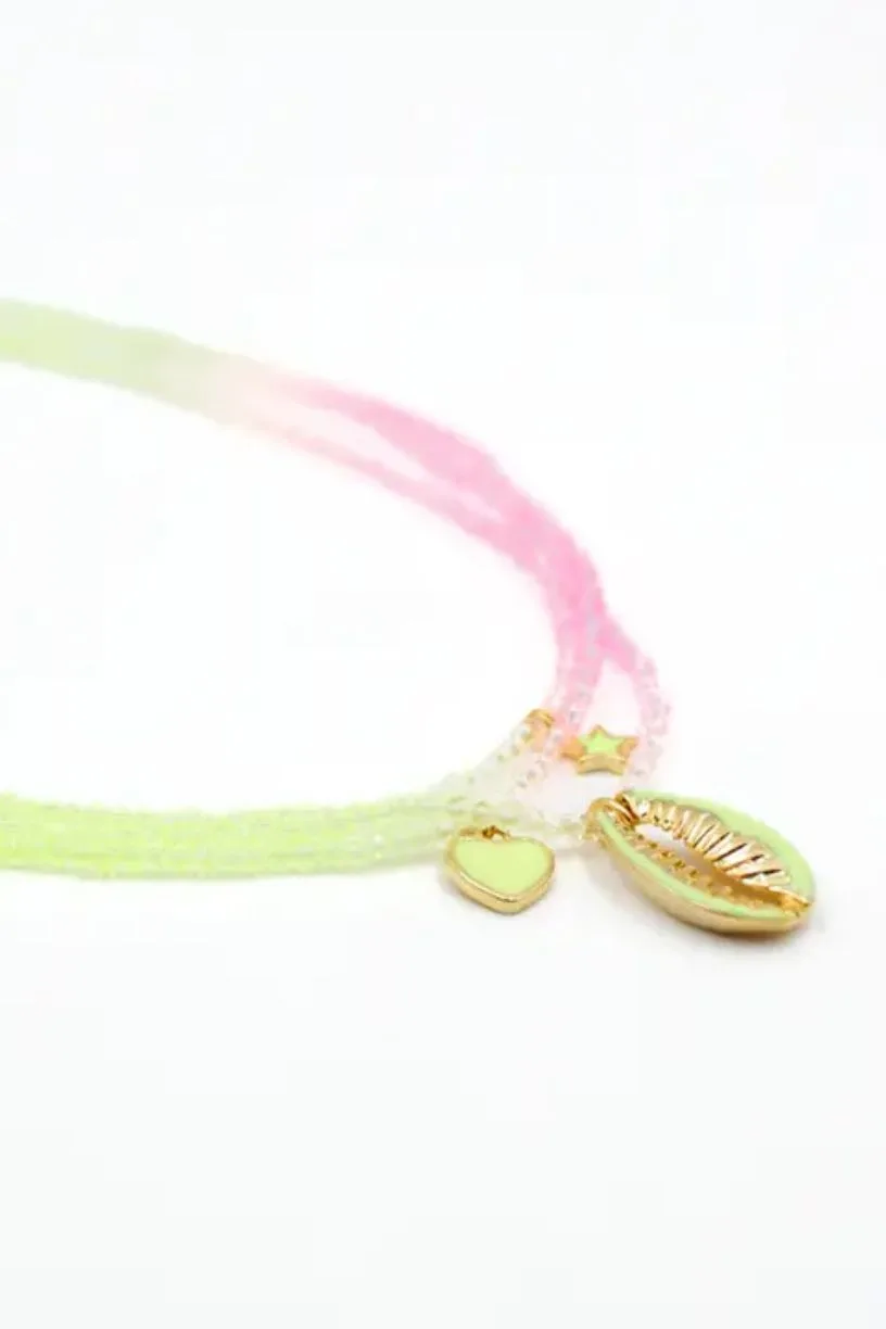 Collier perles grigris - CARLA 83 - L