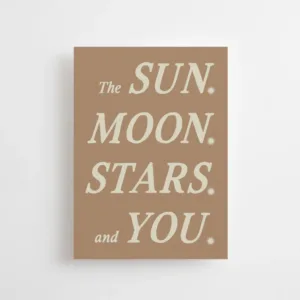 The sun. moon. stars. and you - Mini Carte - Anna Cosma – Image 2