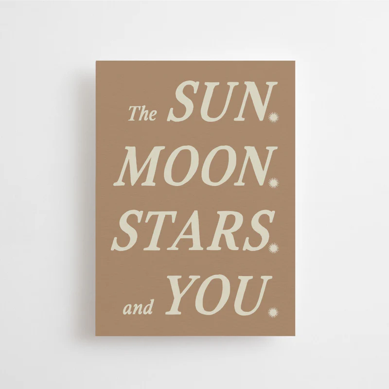 The sun. moon. stars. and you - Mini Carte - Anna Cosma – Image 2